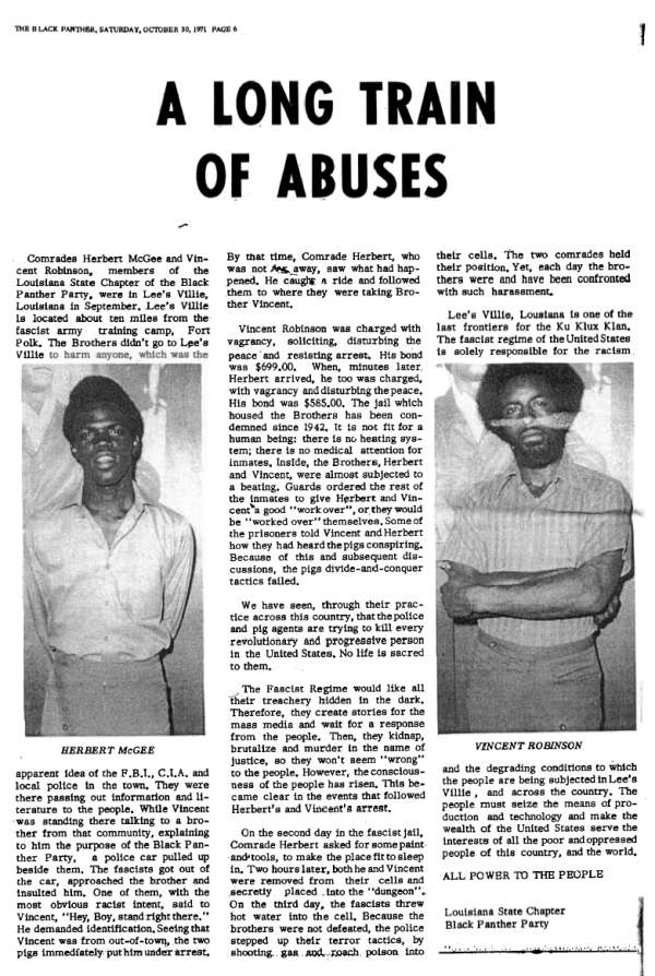 A long Train of Abuses