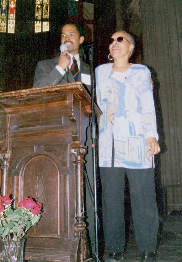 Sharif Street presented award to Barbara Cox Easley