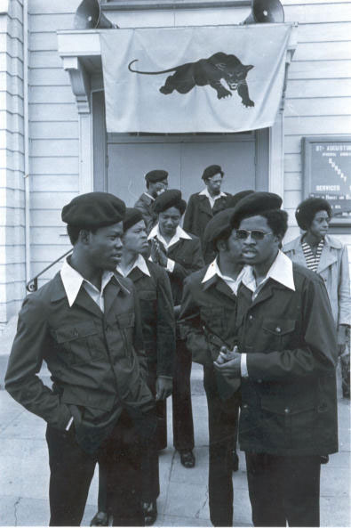 Panthers on Guard out St. Augustines Church