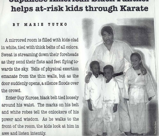 Guy Kurose Photo - Helping At Risk Kids
