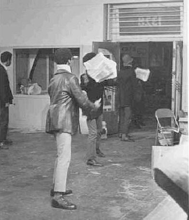 BPP newspapers being off loaded from truck for distribution