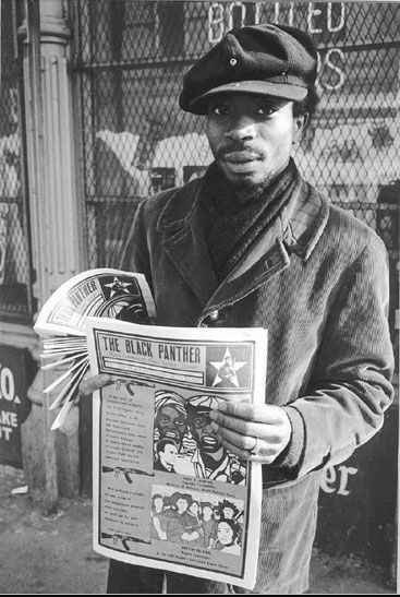 PBB member selling newspaper