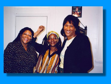 1. New Orleans Panthers Althera, Lenia, Betty -- 2. Haven Henderson and Bob Rush @45 yr celebration